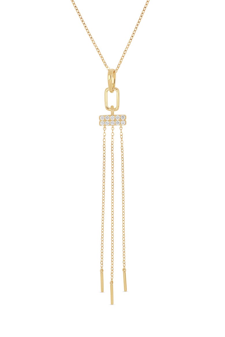 18K Gold Varda Natural Diamond Fringe Drop Necklace (Online Trunk Show), Main, color, 18K YELLOW GOLD