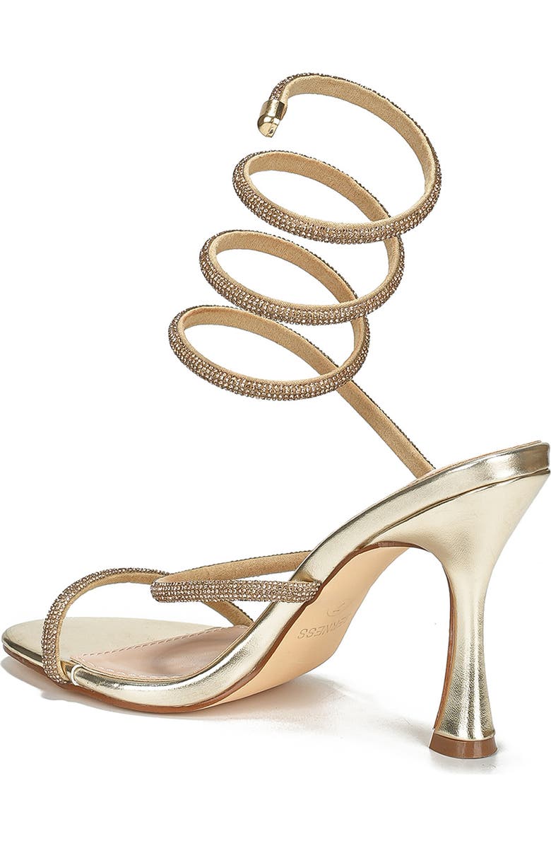 BERNESS Alexandra Ankle Wrap Sandal, Alternate, color, Gold
