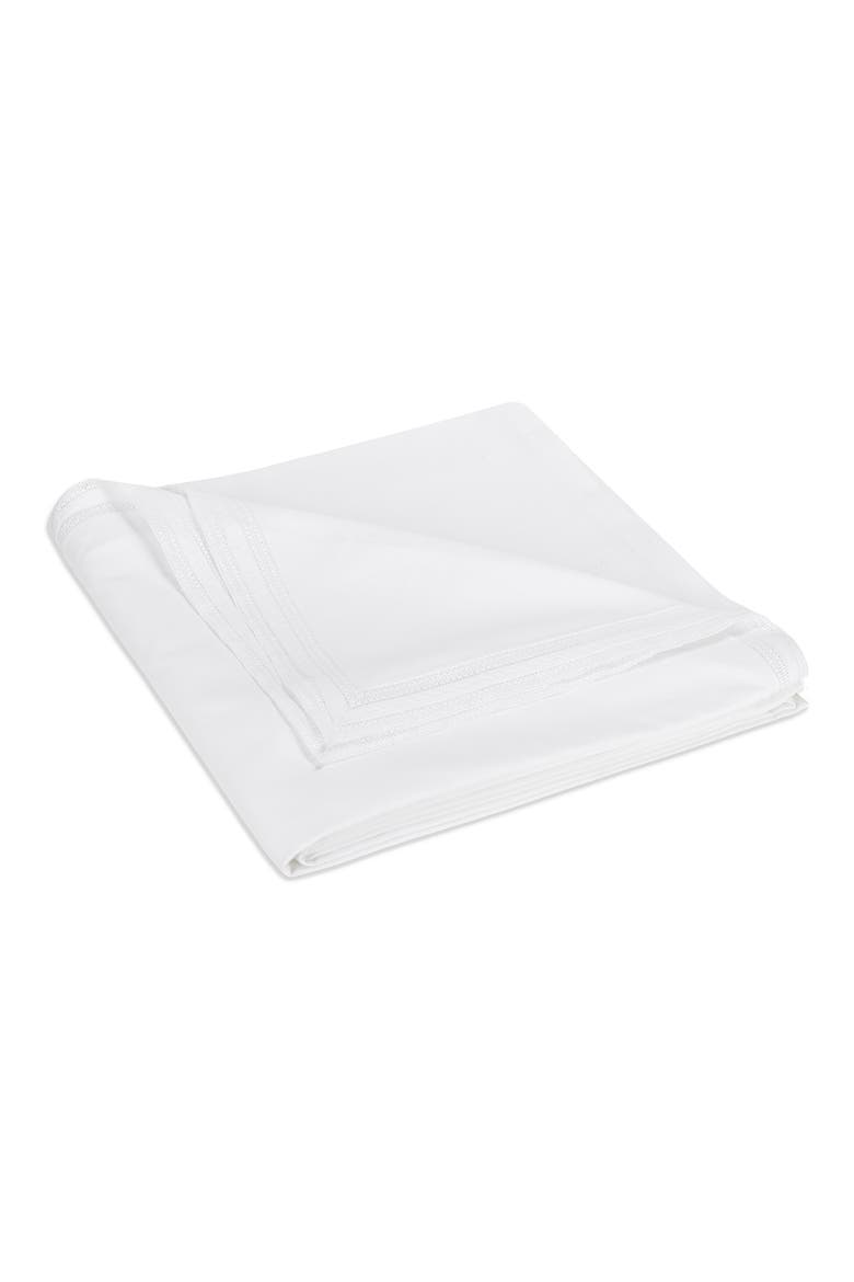 Lace Piqué Cotton Coverlet, Main, color, GRACE WHITE
