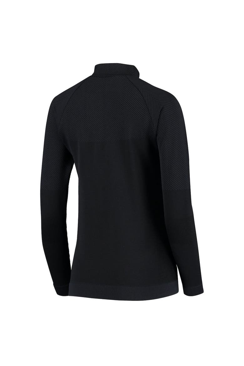 Women's Levelwear Navy Boston Red Sox Verse Asymmetrical Tri-Blend Quarter-Zip Jacket, Alternate, color, Navy
