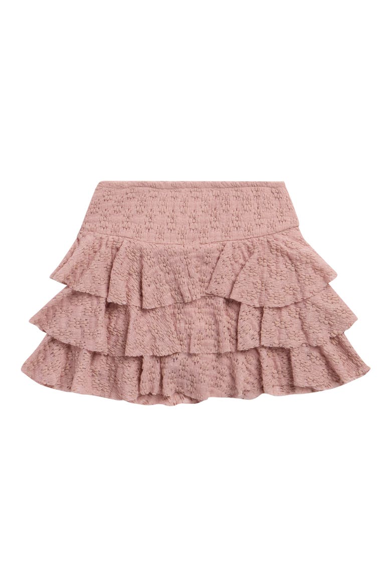 Kids' Tiered Lace Miniskort, Main, color, PINK