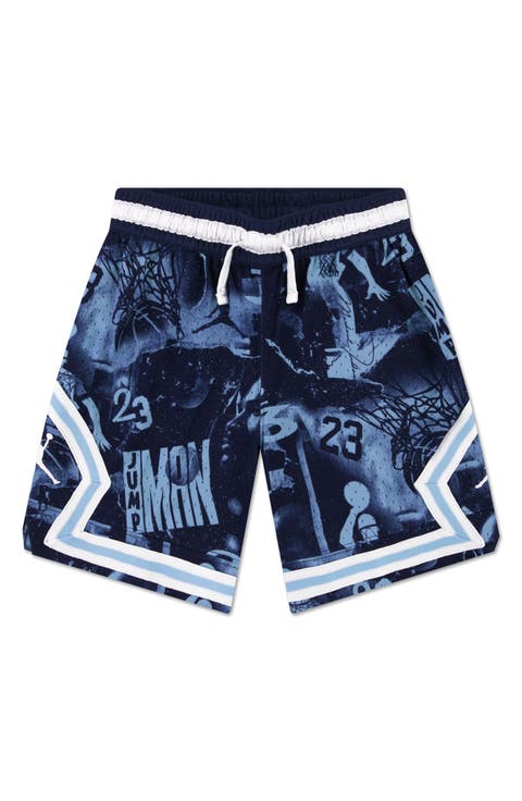 Kids' Print Dri-FIT Mesh Basketball Shorts