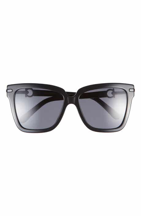 FERRAGAMO 57mm Square Sunglasses