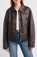 Frye Nube Lambskin Leather Jacket