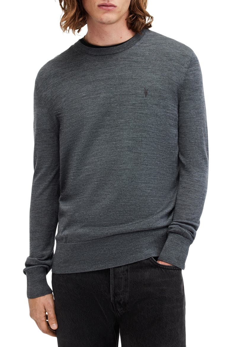 Mode Merino Wool Crewneck Sweater, Main, color, SMITH BLUE