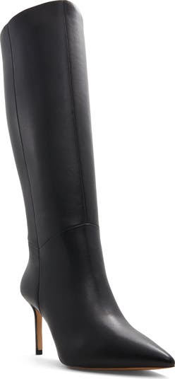 ALDO Laroche Pointed Toe Knee High Boot (Women) | Nordstrom