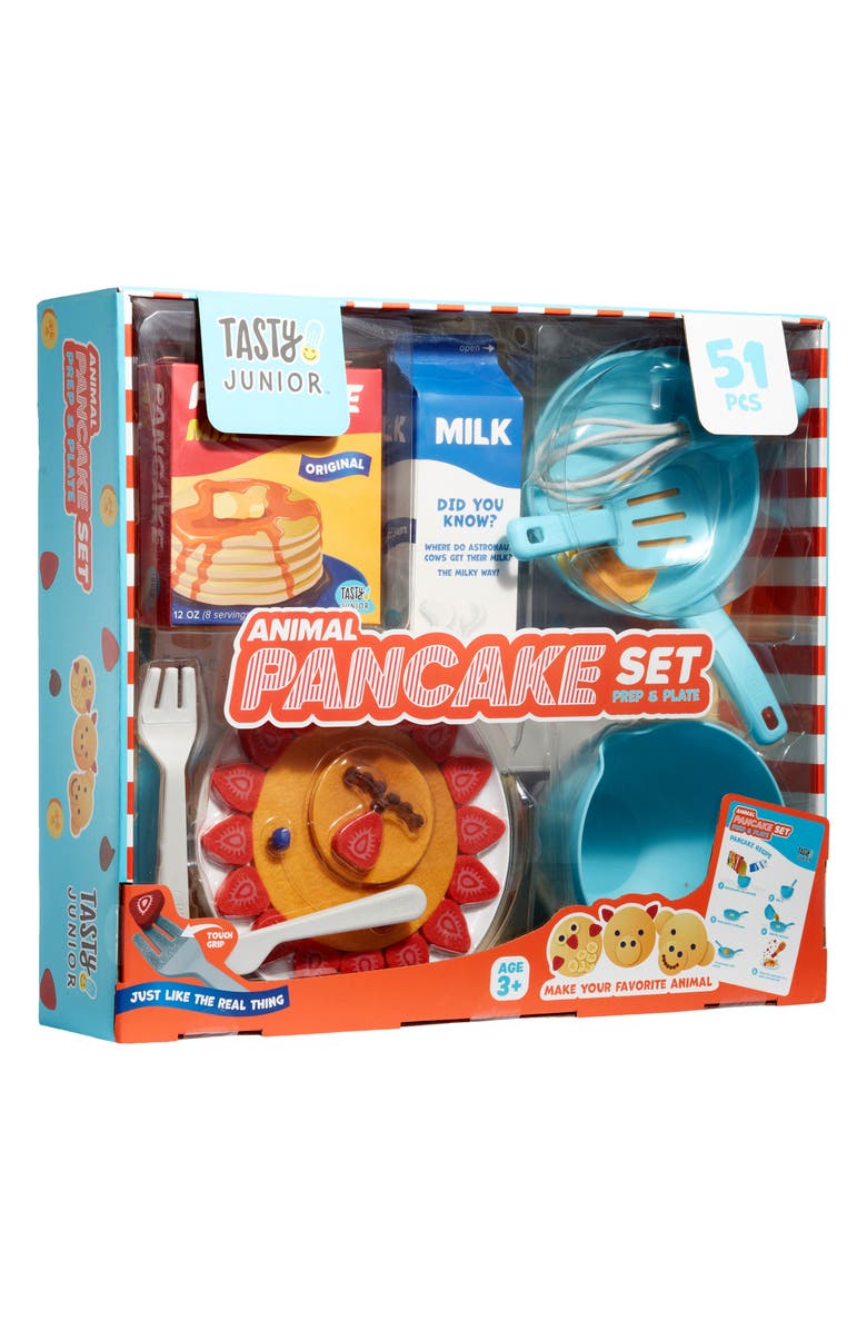 Tasty Junior Prep 'N' Plate Pancake Playset, Alternate, color, Turquoise
