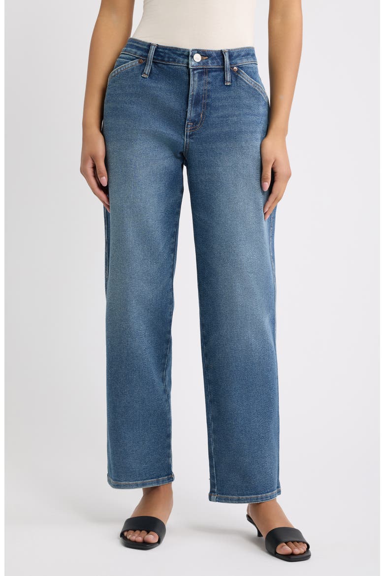 Relaxed Leg Jeans, Main, color, MEDIUM INDIGO