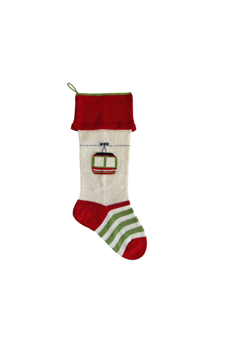 Gondola Stocking, Main, color, Ivory