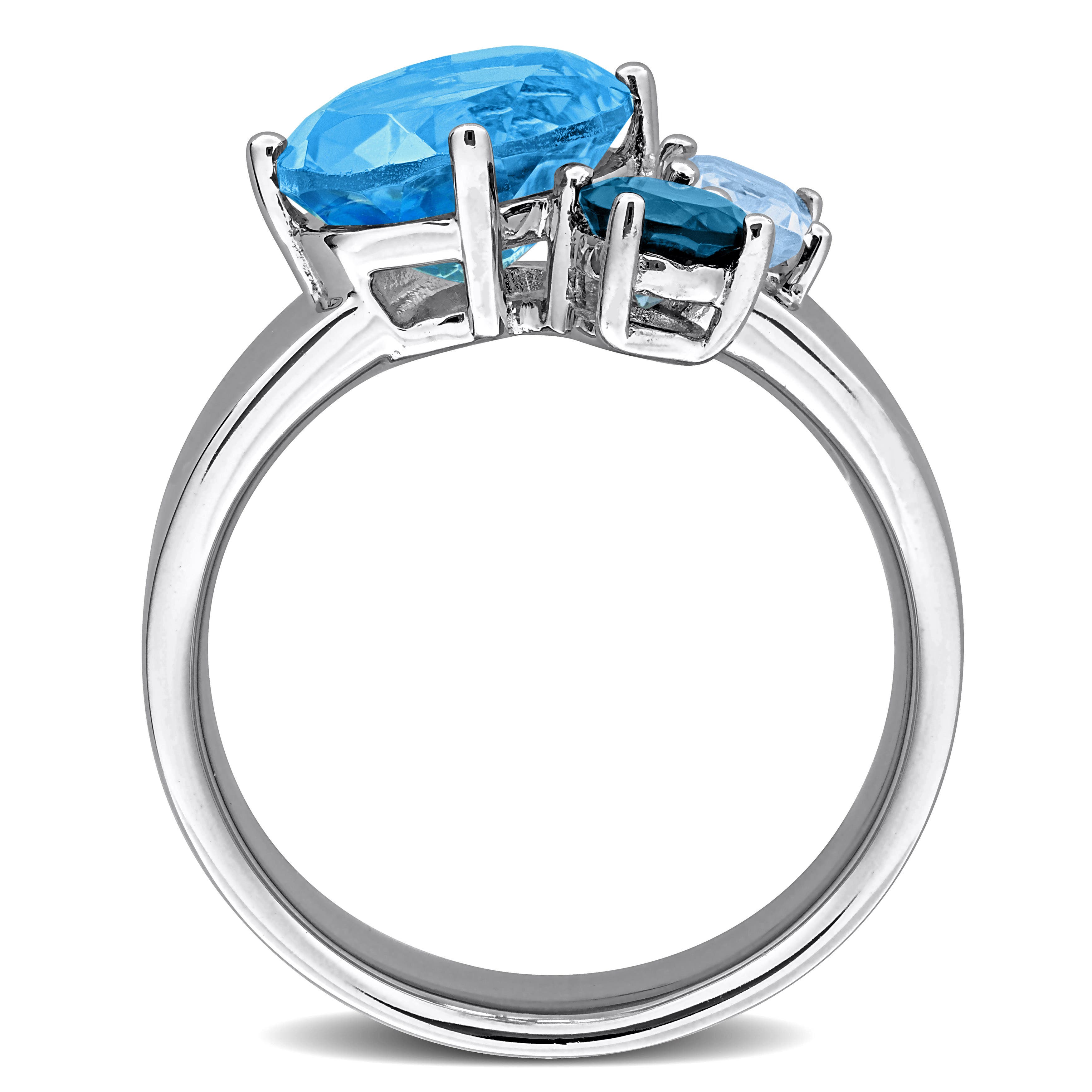 Julianna B. Multi Blue Topaz Ring Sterling Silver (Women) | Nordstrom