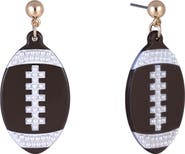 Hallmark Game Day Football Earrings