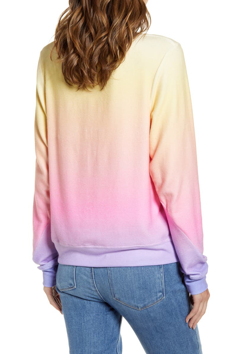 Wildfox Sail St. Lucia Baggy Beach Jumper Sweatshirt, Alternate, color, 