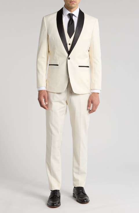 Premium Slim Fit 3-Piece Tuxedo (Regular & Big)