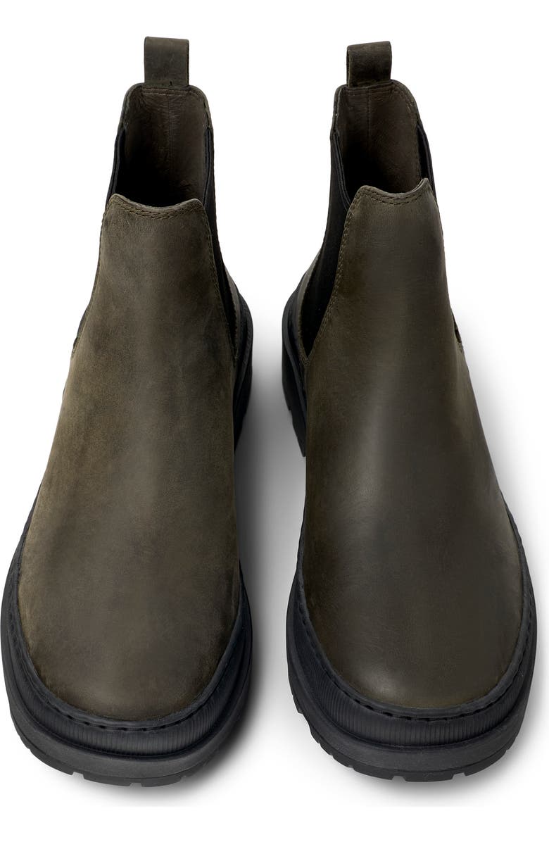 Camper Brutus Trek Waterproof Chelsea Boot, Alternate, color, Dark Green