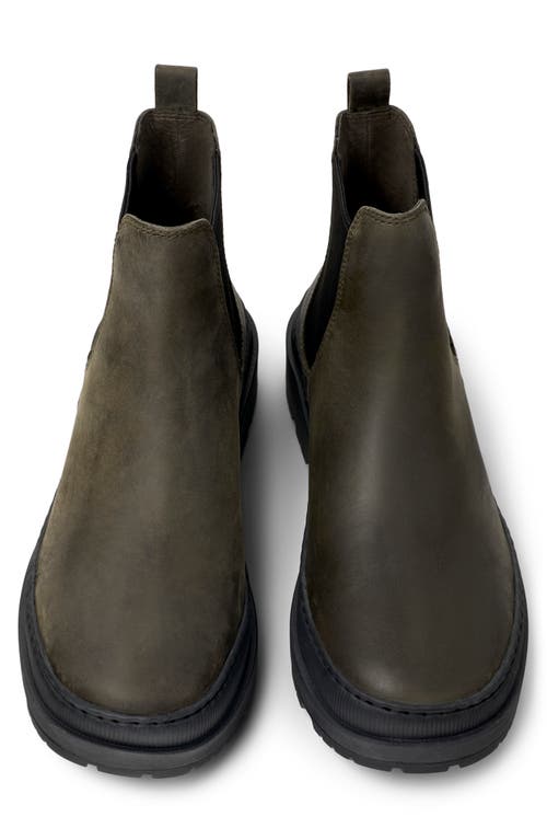 Camper Brutus Trek Boots In Dark Green