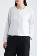 Eileen Fisher Organic Cotton Gauze Jacket