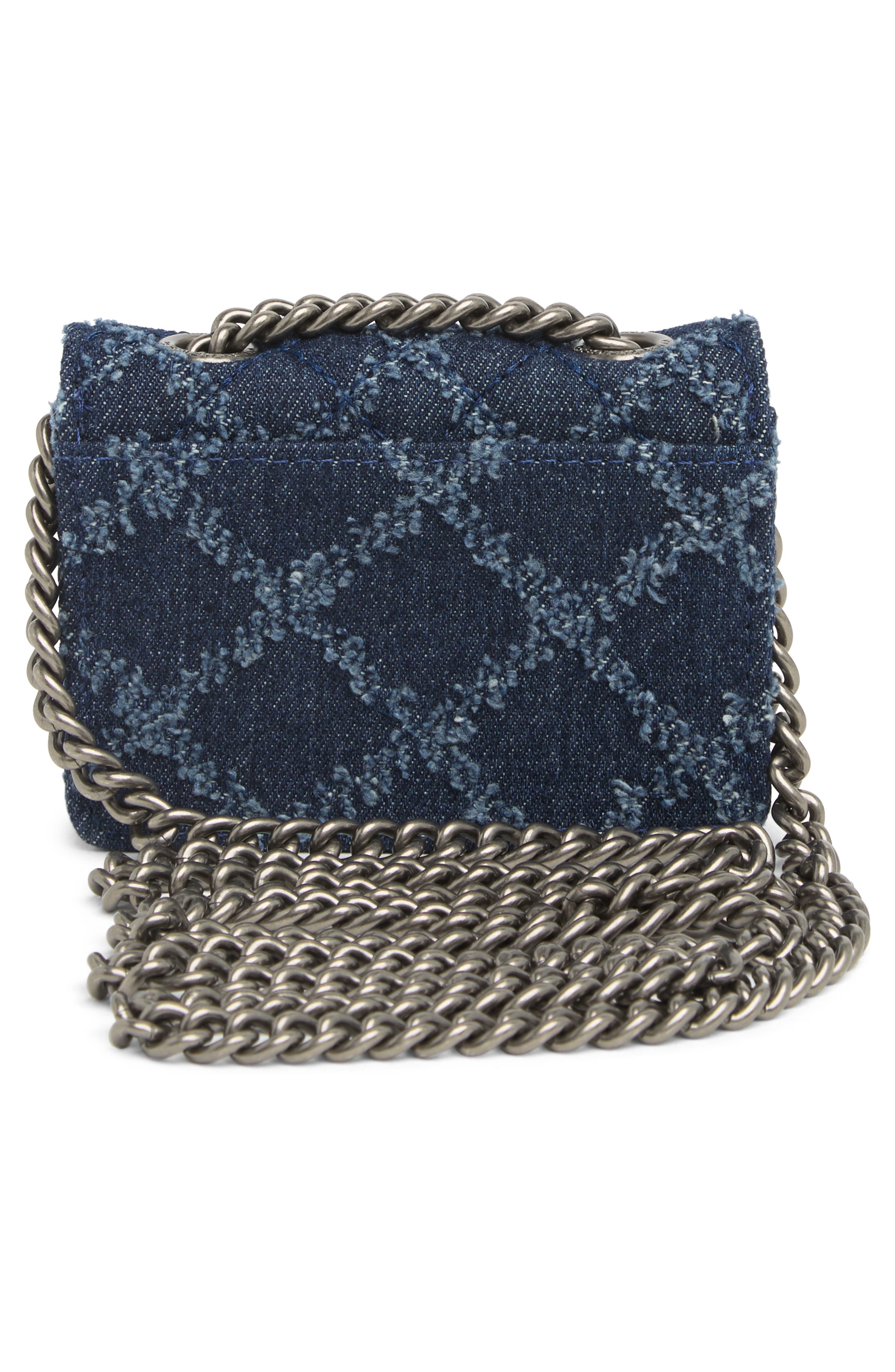 Kurt Geiger London Brixton Lock Micro Shoulder Bag, Alternate, color, Navy