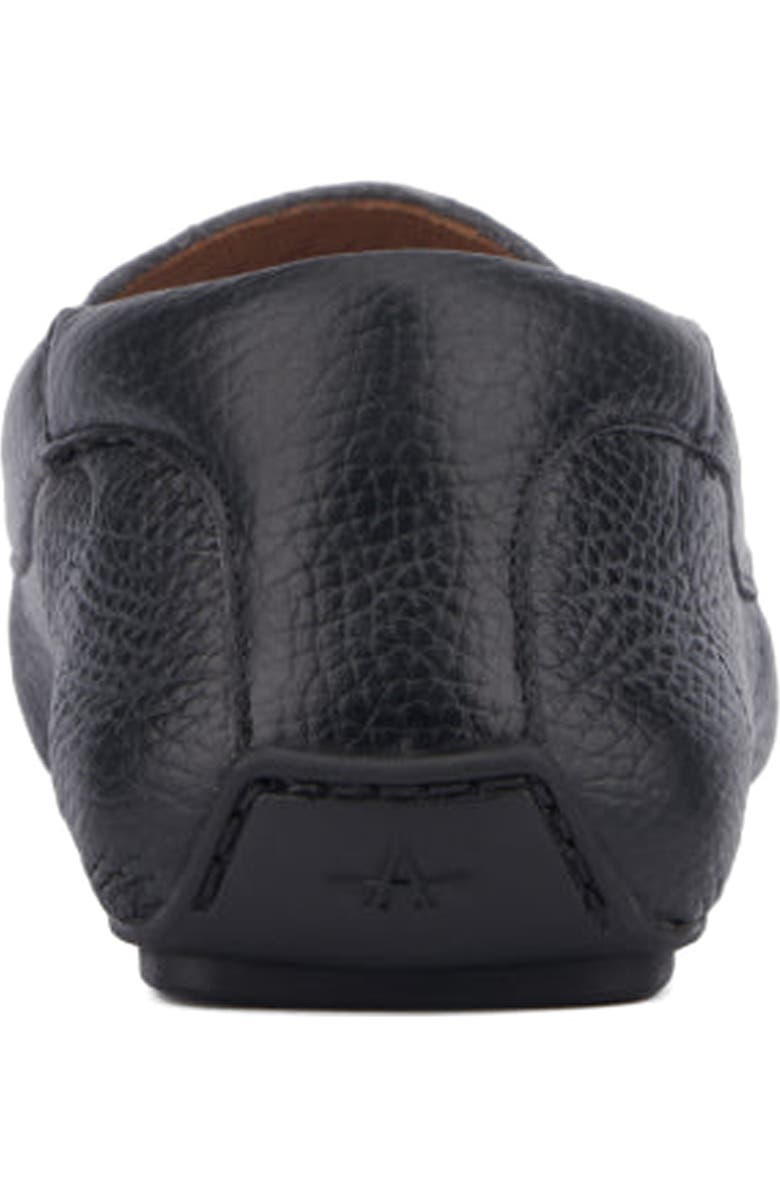 Aquatalia Qaitlin Moc Toe Weatherproof Slip-On Shoe, Alternate, color, Black/ Black