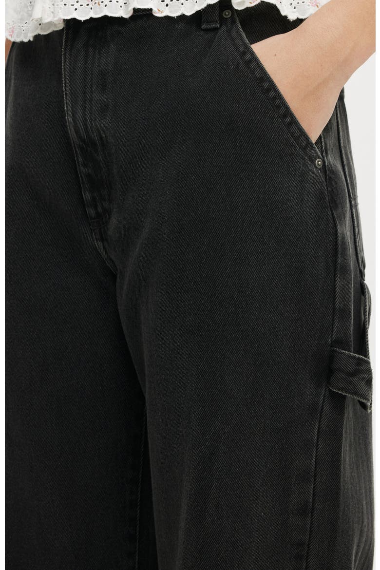 Loose Straight Jean, Alternate, color, Graphite Black Carpenter