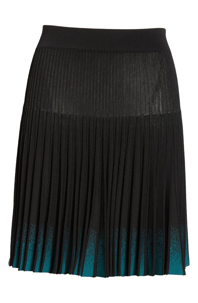 Emporio Armani Pleated Contrast Skirt, Alternate, color, 