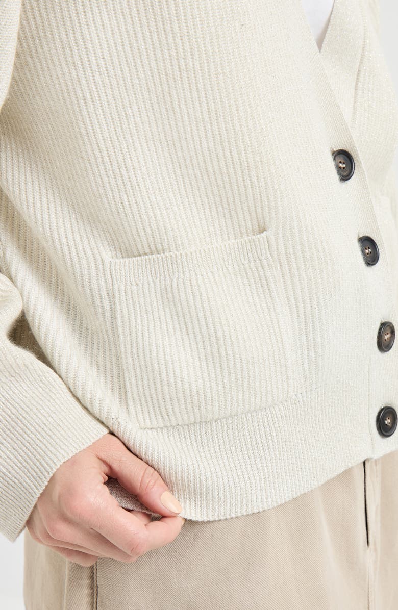 Brunello Cucinelli Cashmere cardigan, Alternate, color, Panama