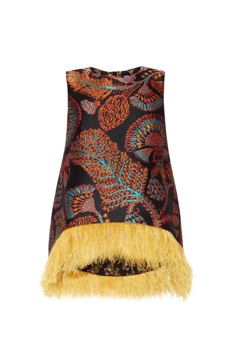 La DoubleJ La Scala Top Jacquard Sicomore Black, Alternate, color, Jacquard Sicomore Black