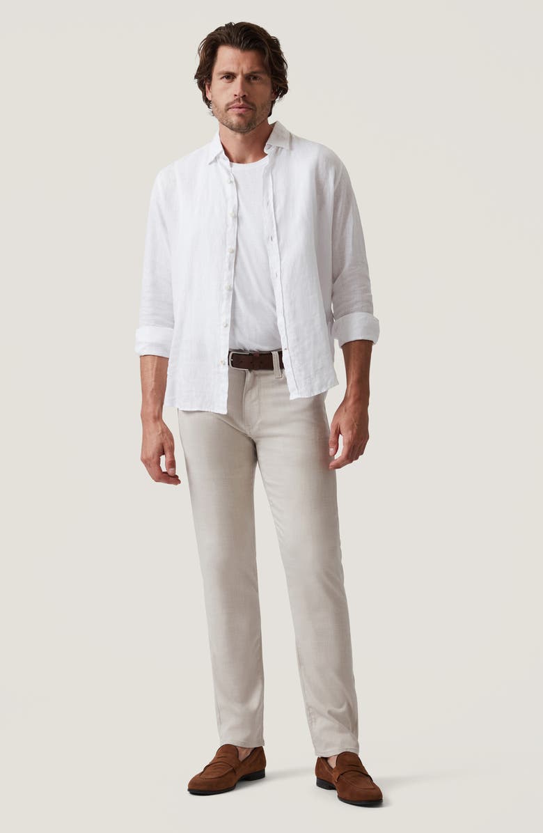 34 Heritage Courage Straight Leg Twill Pants, Alternate, color, Cream Cross Twill