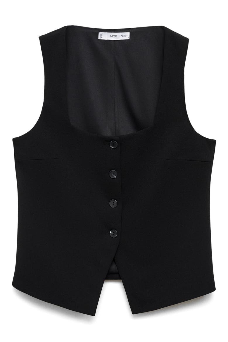 Square Neck Vest, Alternate, color, BLACK
