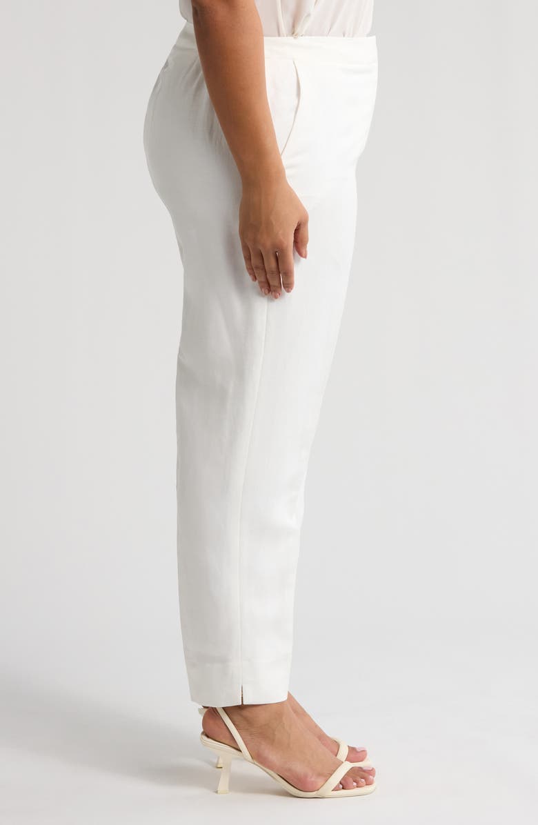 KASPER Linen Blend Pull-On Pants, Alternate, color,