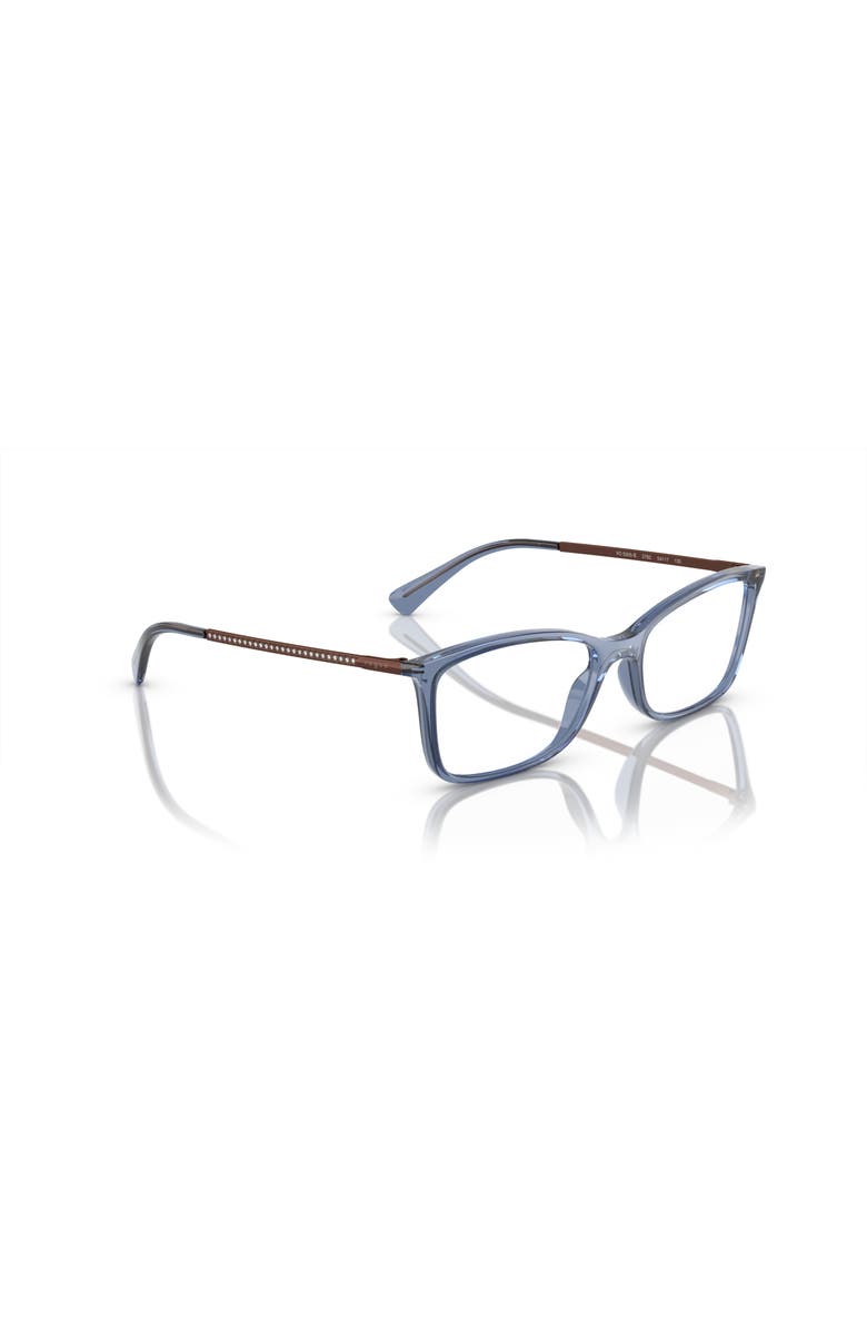Vogue Eyewear 54mm Rectangle optical glasses, Alternate, color, Blue
