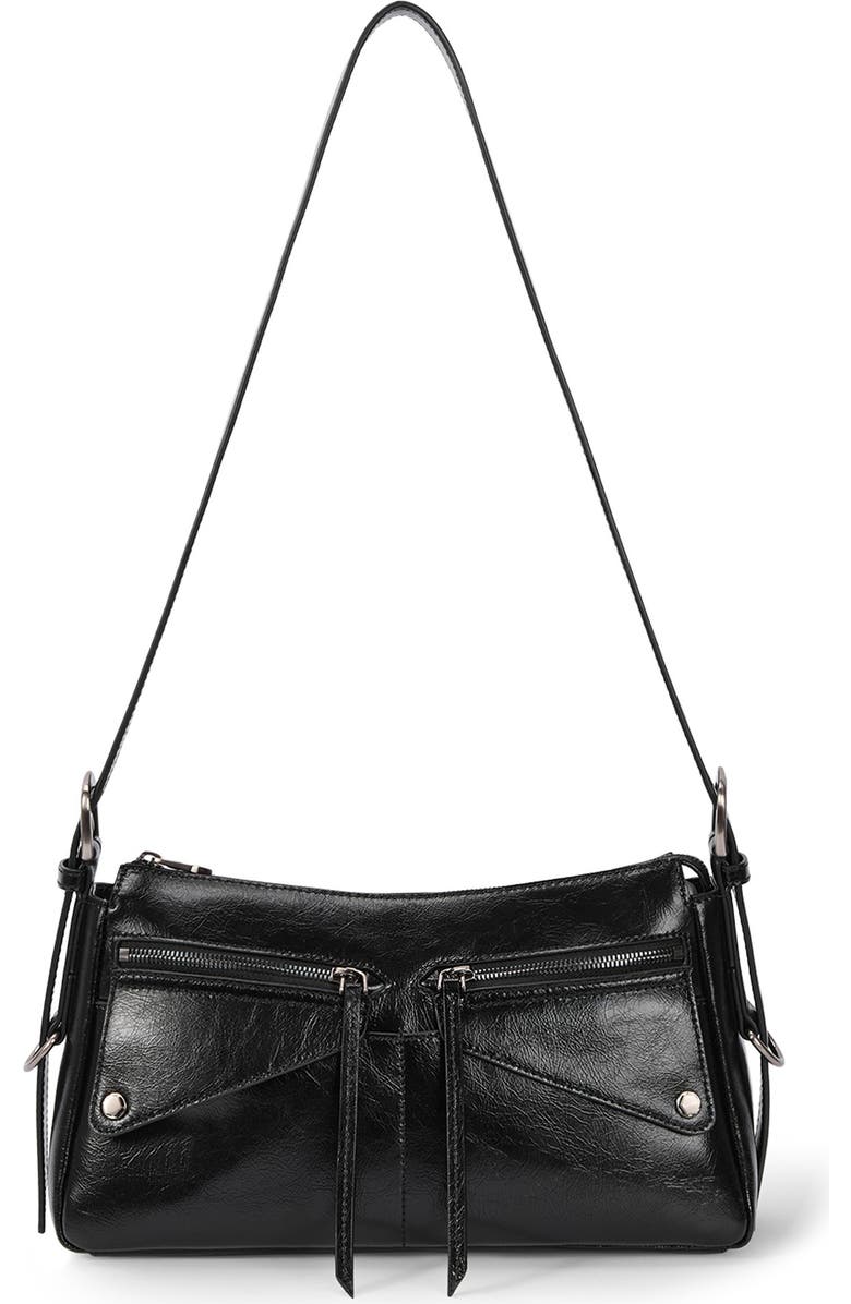 Oryany Moto Leather Shoulder Bag, Main, color,