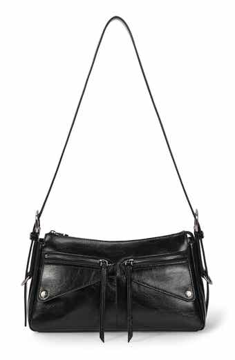 Oryany Moto Leather Shoulder Bag