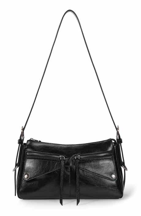 Oryany Moto Leather Shoulder Bag