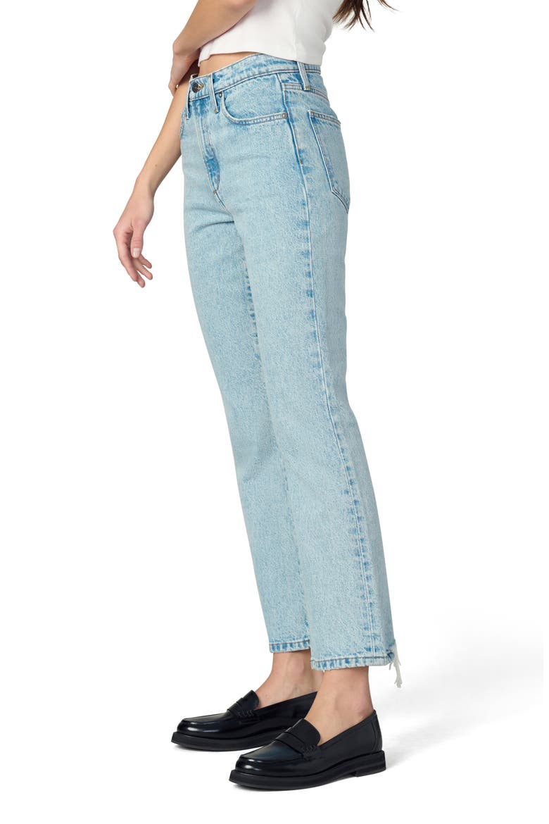The Stacey Distressed High Waist Ankle Bootcut Jeans, Alternate, color, RAMPART