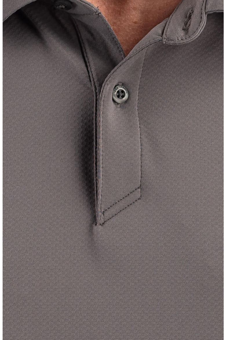 Prospect Epic Confidence Textured Performance Polo, Alternate, color, ELEMENTAL GREY