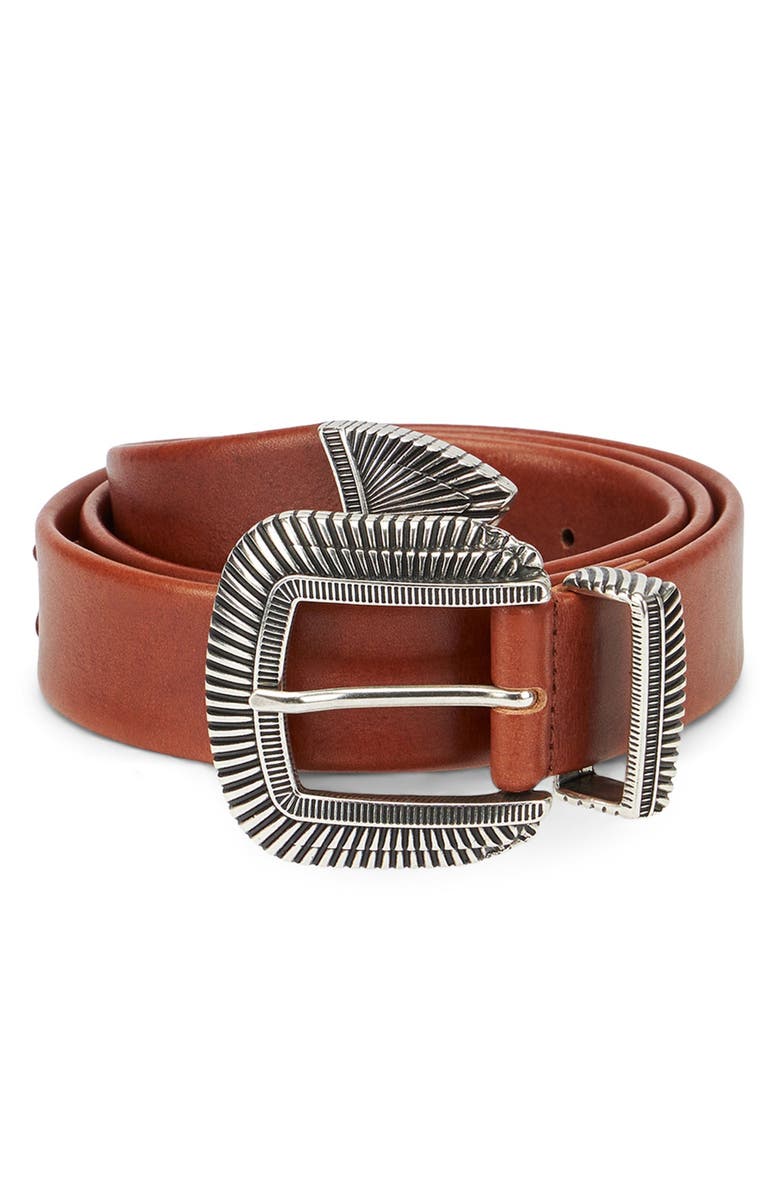 Fortela Clayton Belt, Main, color, Silver
