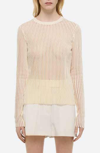 Sheer Stripe Sweater