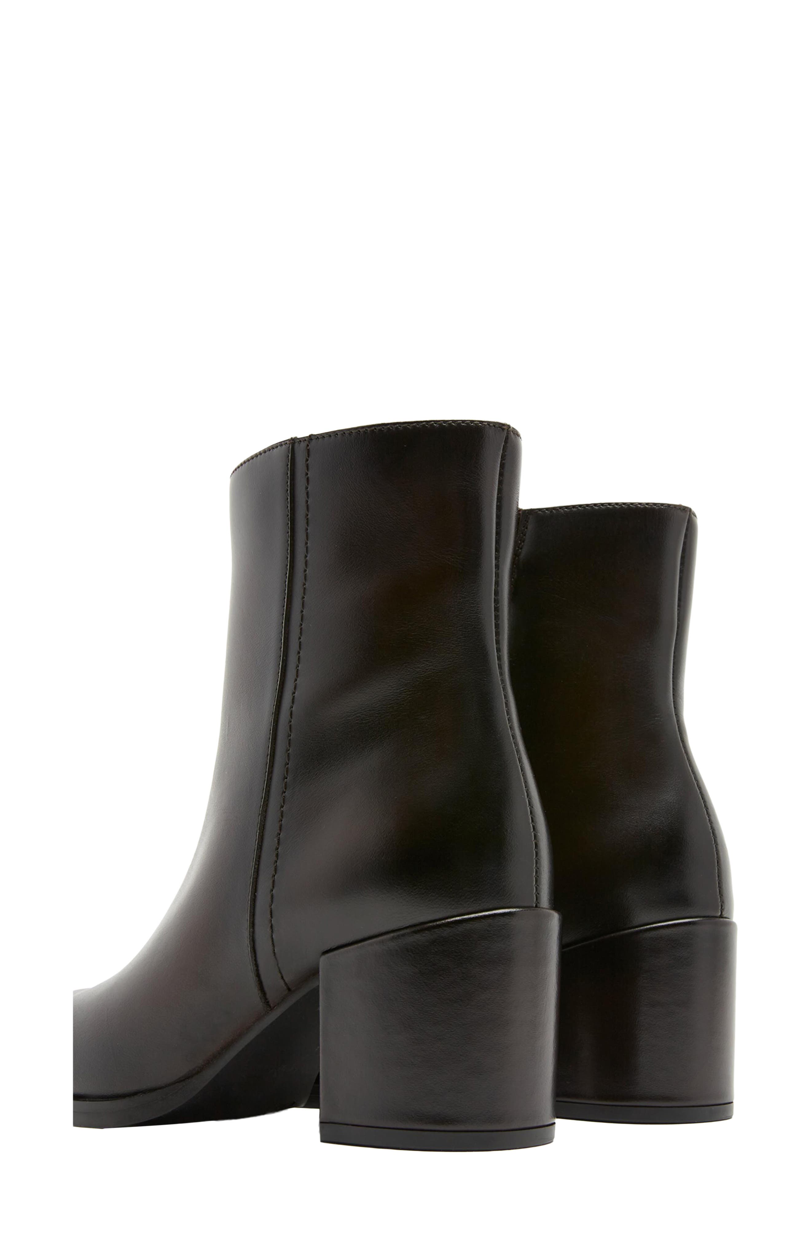 Kent Leather Bootie, Alternate, color, BROWN LEATHER