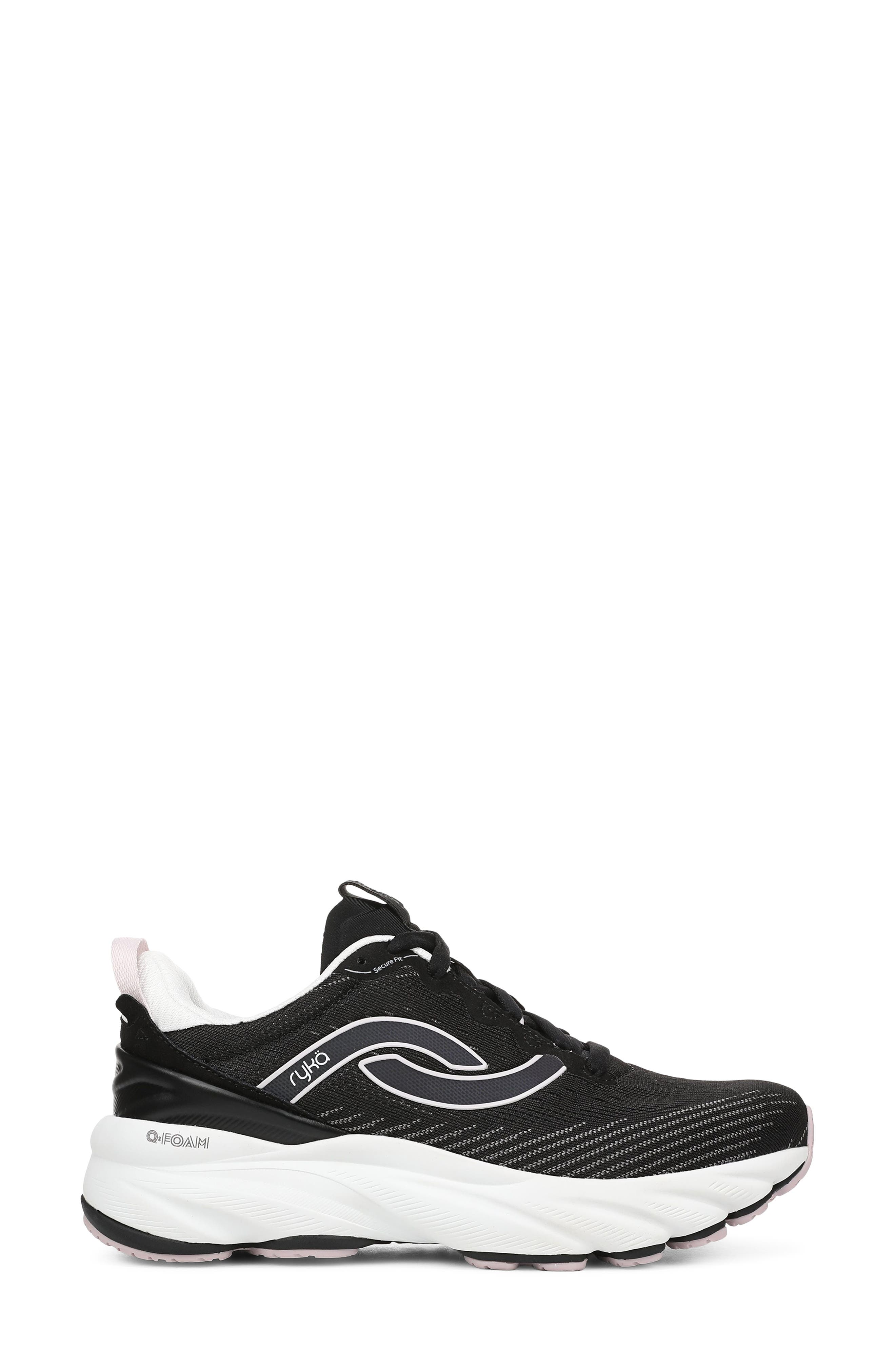 Rykä Distance LX Running Sneaker, Alternate, color, Black