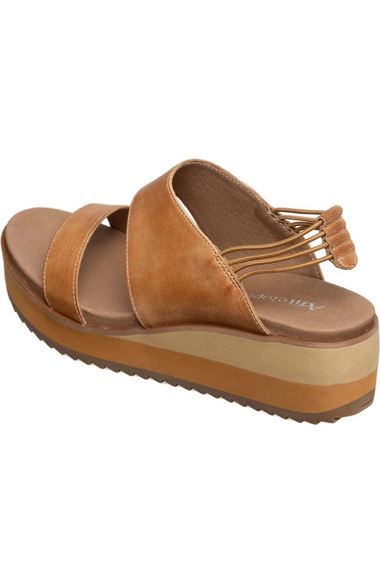 ANTELOPE Cachet Platform Wedge Sandal, Alternate, color, Taupe