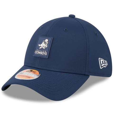 Men's New Era Navy Dallas Cowboys 2025 NFL Sideline Throwback 39THIRTY Flex Hat