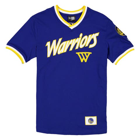 Unisex New Era Royal Golden State Warriors Sport Classics Capsule V-Neck Fashion Jersey