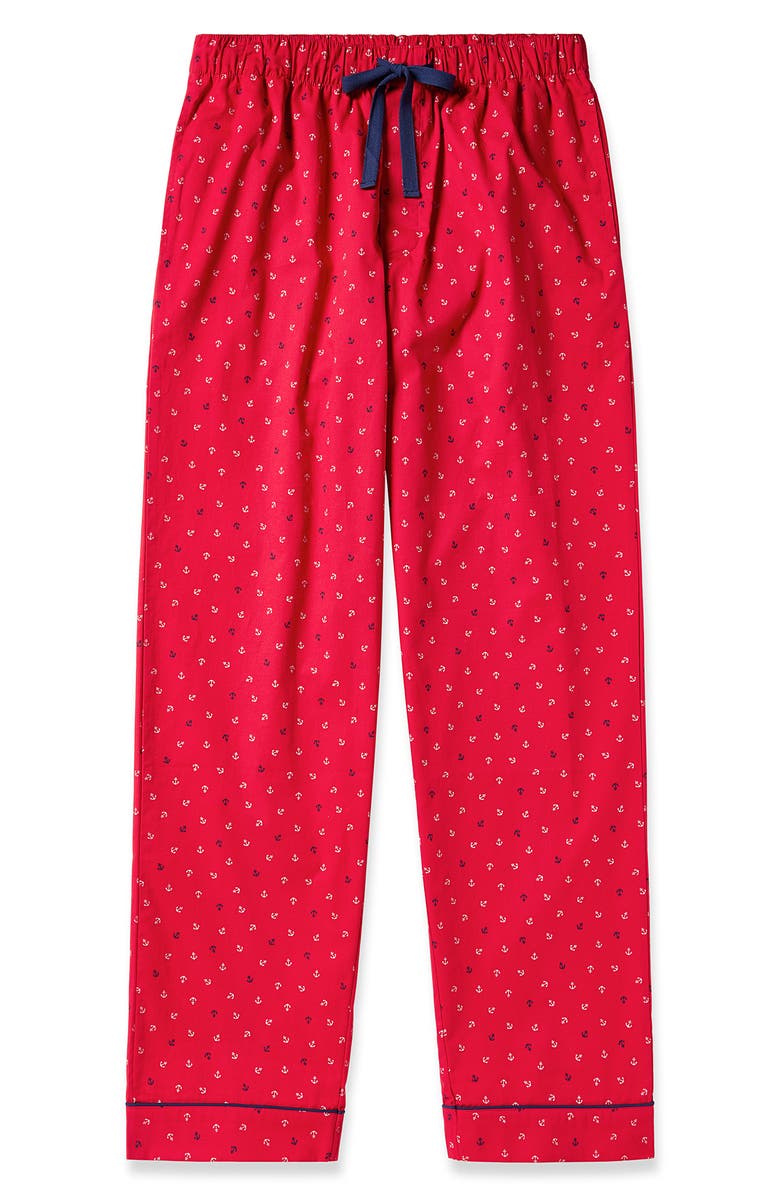 Petite Plume Anchors Away Pajama Pants, Alternate, color, 