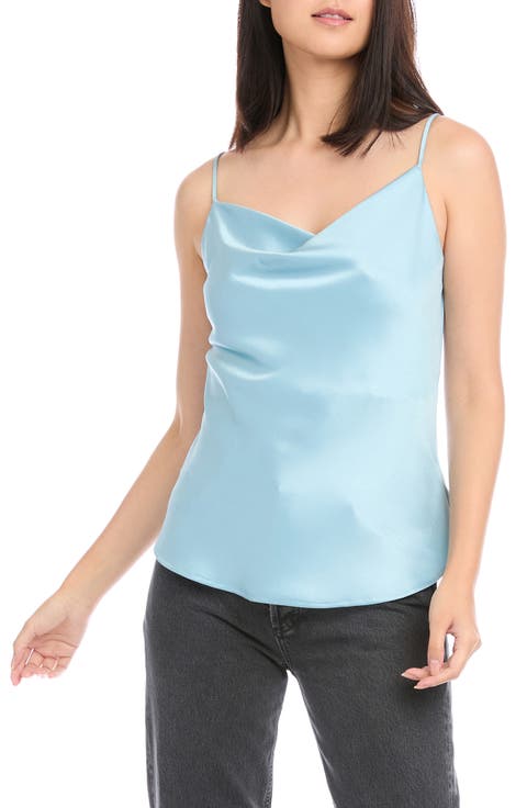 Cowl Neck Satin Camisole
