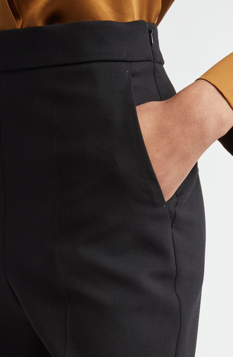 Max Mara Nepeta Stretch Virgin Wool Flare Leg Ankle Trousers, Alternate, color,