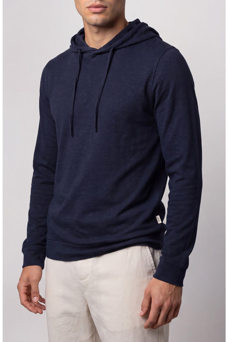 Air Weight Slub Hoodie, Main, color, MIDNIGHT