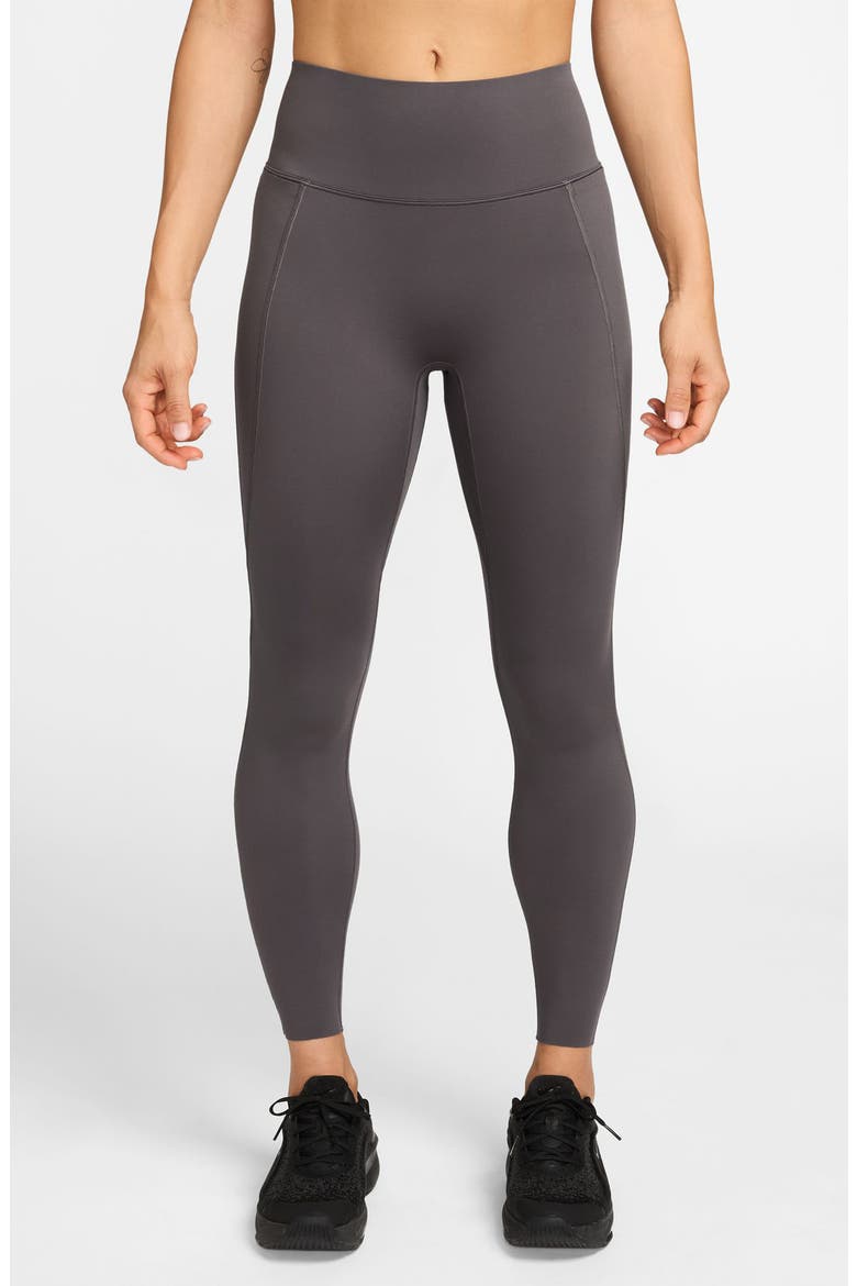 Universa Medium-Support High-Waisted Pocket 7/8 Leggings, Main, color, THUNDER GREY/ DARK SHADOW