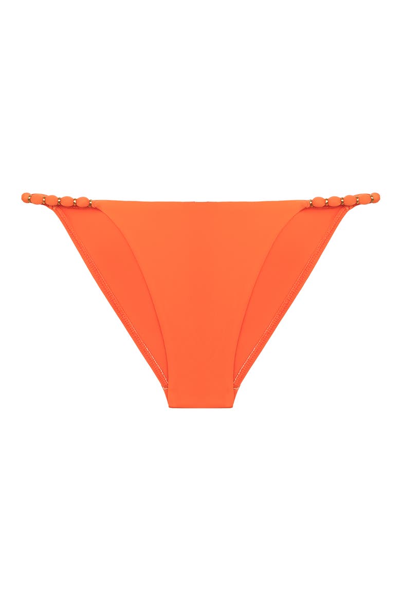 Full Coverage Beaded Swim Bottoms, Main, color, ORANGE