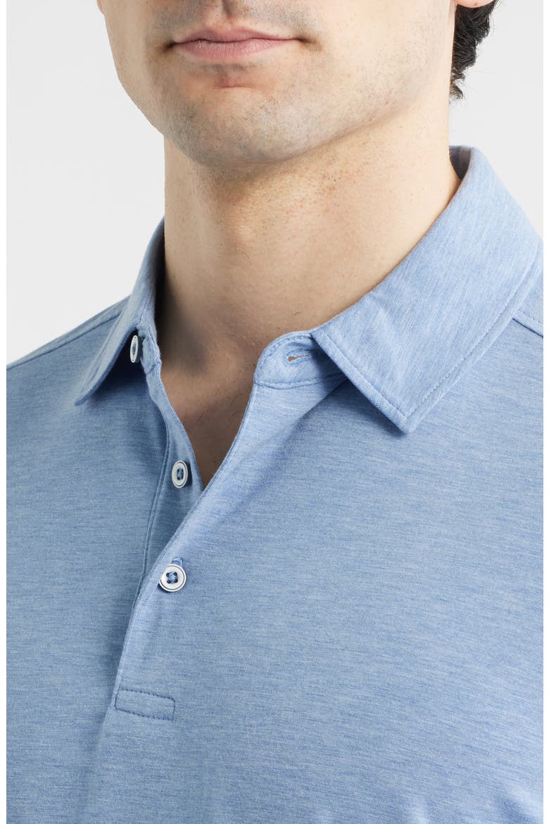 XC Apex Performance Polo, Alternate, color, BLUE HEATHER
