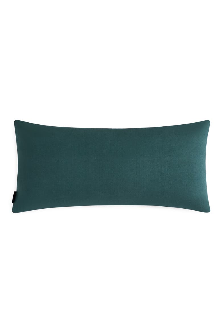 Quilted Star Lumbar Pillow, Alternate, color, BALSAM GREEN
